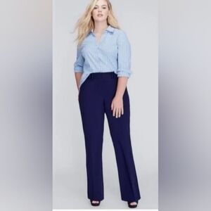 Lane Bryant The Lena Navy Trousers